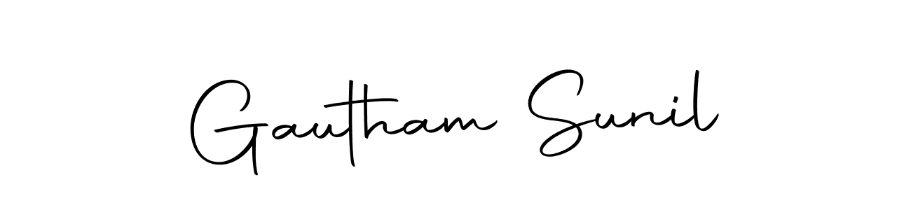 It looks lik you need a new signature style for name Gautham Sunil. Design unique handwritten (Autography-DOLnW) signature with our free signature maker in just a few clicks. Gautham Sunil signature style 10 images and pictures png