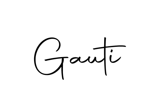 Gauti stylish signature style. Best Handwritten Sign (Autography-DOLnW) for my name. Handwritten Signature Collection Ideas for my name Gauti. Gauti signature style 10 images and pictures png