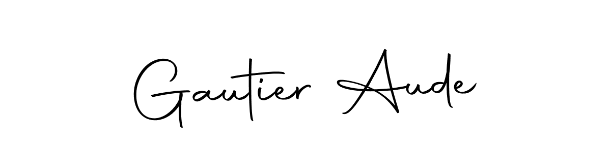This is the best signature style for the Gautier Aude name. Also you like these signature font (Autography-DOLnW). Mix name signature. Gautier Aude signature style 10 images and pictures png