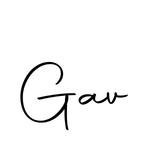 The best way (Autography-DOLnW) to make a short signature is to pick only two or three words in your name. The name Gav include a total of six letters. For converting this name. Gav signature style 10 images and pictures png