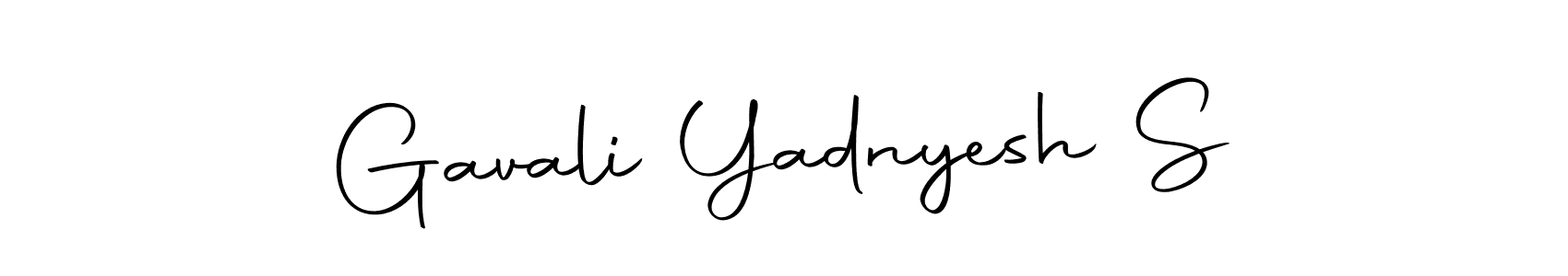 The best way (Autography-DOLnW) to make a short signature is to pick only two or three words in your name. The name Gavali Yadnyesh S include a total of six letters. For converting this name. Gavali Yadnyesh S signature style 10 images and pictures png