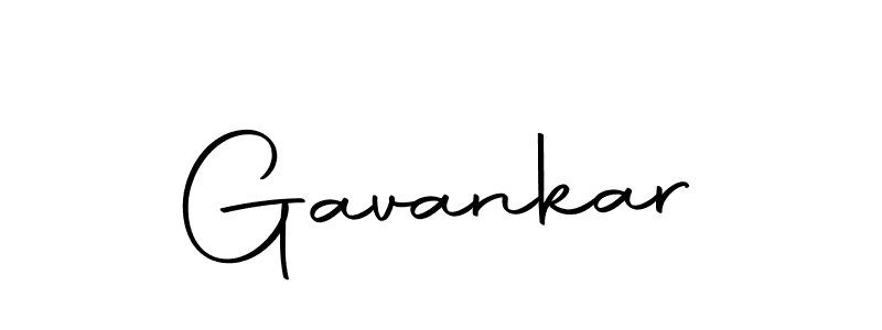 Gavankar stylish signature style. Best Handwritten Sign (Autography-DOLnW) for my name. Handwritten Signature Collection Ideas for my name Gavankar. Gavankar signature style 10 images and pictures png