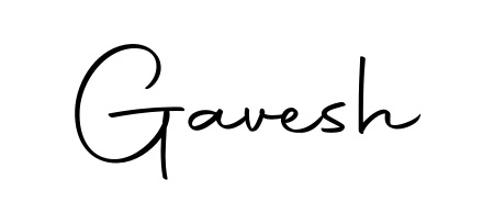 Discover how Gavesh looks in an executive cursive font (Autography-DOLnW). Perfect for legal documents, invoices, and certificates. Gavesh signature style 10 images and pictures png