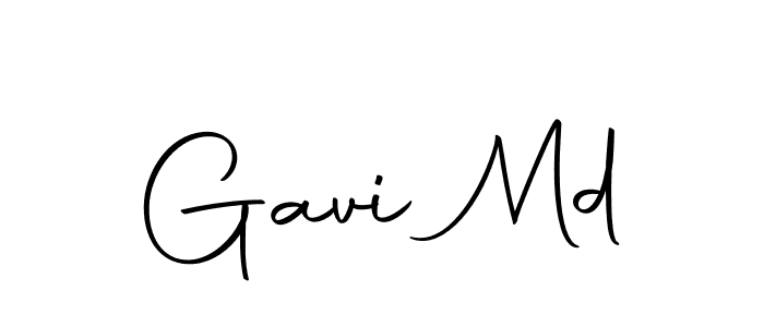 Use a signature maker to create a handwritten signature online. With this signature software, you can design (Autography-DOLnW) your own signature for name Gavi Md. Gavi Md signature style 10 images and pictures png