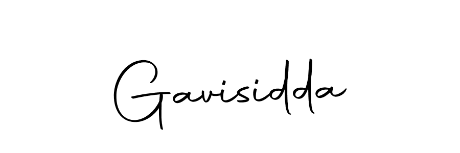 Design your own signature with our free online signature maker. With this signature software, you can create a handwritten (Autography-DOLnW) signature for name Gavisidda. Gavisidda signature style 10 images and pictures png