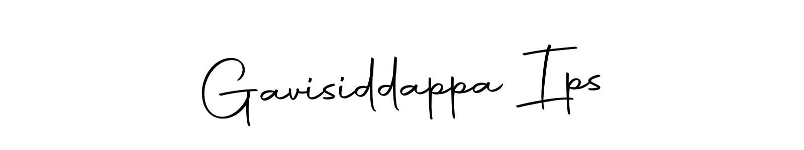 Also we have Gavisiddappa Ips name is the best signature style. Create professional handwritten signature collection using Autography-DOLnW autograph style. Gavisiddappa Ips signature style 10 images and pictures png