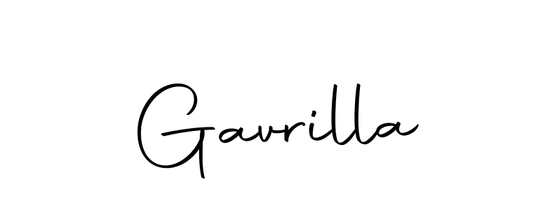 Use a signature maker to create a handwritten signature online. With this signature software, you can design (Autography-DOLnW) your own signature for name Gavrilla. Gavrilla signature style 10 images and pictures png