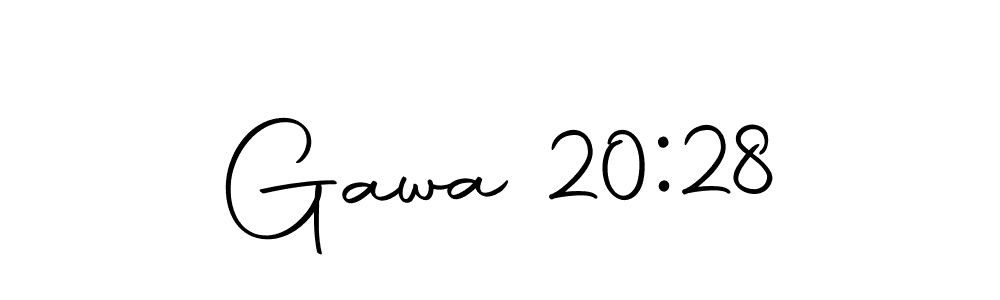 Also You can easily find your signature by using the search form. We will create Gawa 20:28 name handwritten signature images for you free of cost using Autography-DOLnW sign style. Gawa 20:28 signature style 10 images and pictures png