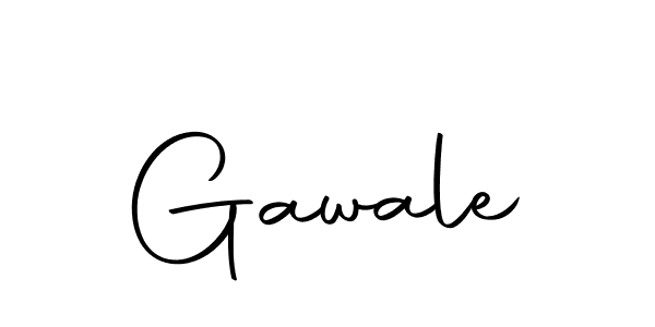 Design your own signature with our free online signature maker. With this signature software, you can create a handwritten (Autography-DOLnW) signature for name Gawale. Gawale signature style 10 images and pictures png