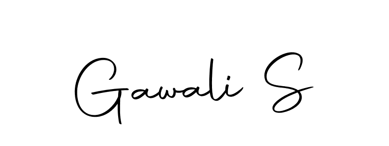 Create a beautiful signature design for name Gawali S. With this signature (Autography-DOLnW) fonts, you can make a handwritten signature for free. Gawali S signature style 10 images and pictures png