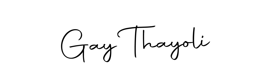 Similarly Autography-DOLnW is the best handwritten signature design. Signature creator online .You can use it as an online autograph creator for name Gay Thayoli. Gay Thayoli signature style 10 images and pictures png