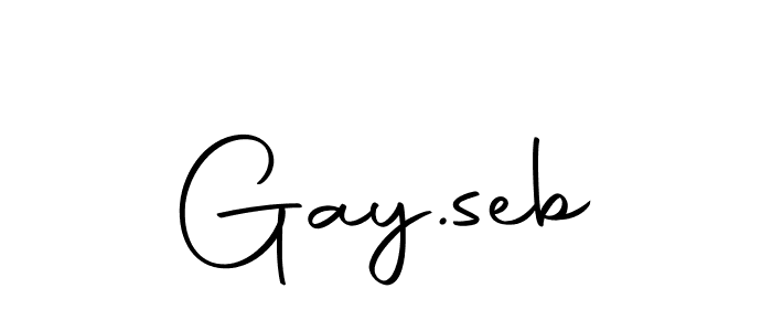 if you are searching for the best signature style for your name Gay.seb. so please give up your signature search. here we have designed multiple signature styles  using Autography-DOLnW. Gay.seb signature style 10 images and pictures png