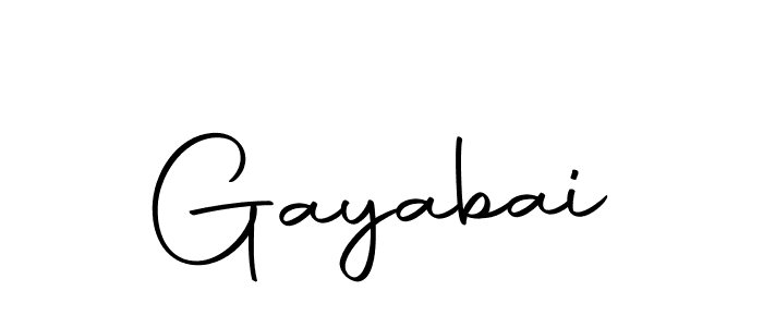 You can use this online signature creator to create a handwritten signature for the name Gayabai. This is the best online autograph maker. Gayabai signature style 10 images and pictures png