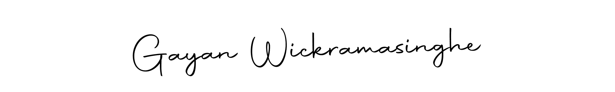 Use a signature maker to create a handwritten signature online. With this signature software, you can design (Autography-DOLnW) your own signature for name Gayan Wickramasinghe. Gayan Wickramasinghe signature style 10 images and pictures png