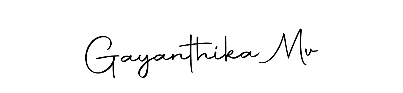 Also we have Gayanthika Mv name is the best signature style. Create professional handwritten signature collection using Autography-DOLnW autograph style. Gayanthika Mv signature style 10 images and pictures png