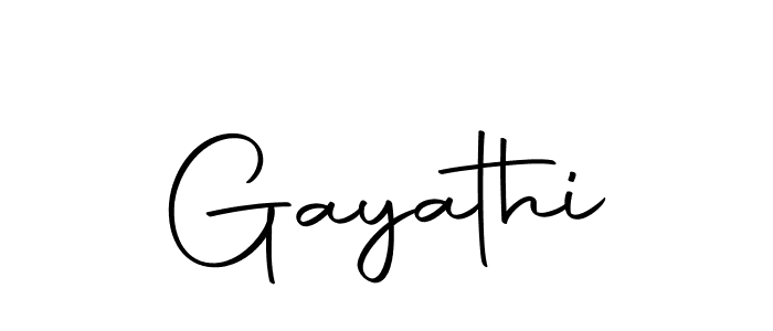 Create a beautiful signature design for name Gayathi. With this signature (Autography-DOLnW) fonts, you can make a handwritten signature for free. Gayathi signature style 10 images and pictures png
