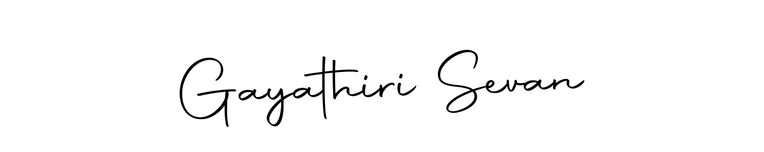 The best way (Autography-DOLnW) to make a short signature is to pick only two or three words in your name. The name Gayathiri Sevan include a total of six letters. For converting this name. Gayathiri Sevan signature style 10 images and pictures png