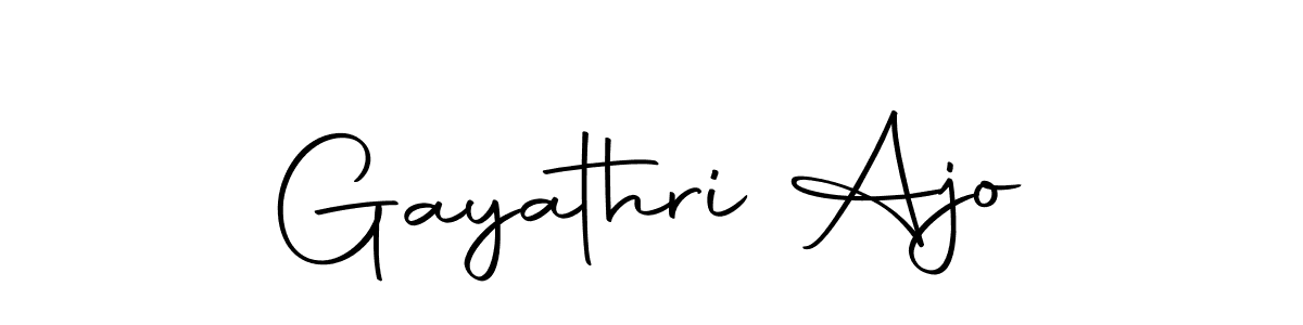 Here are the top 10 professional signature styles for the name Gayathri Ajo. These are the best autograph styles you can use for your name. Gayathri Ajo signature style 10 images and pictures png
