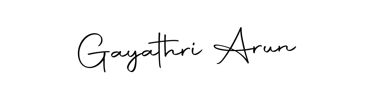 Gayathri Arun stylish signature style. Best Handwritten Sign (Autography-DOLnW) for my name. Handwritten Signature Collection Ideas for my name Gayathri Arun. Gayathri Arun signature style 10 images and pictures png
