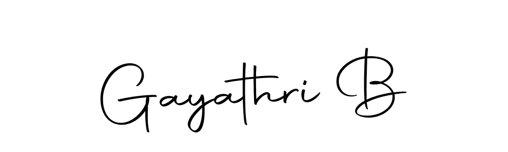 if you are searching for the best signature style for your name Gayathri B. so please give up your signature search. here we have designed multiple signature styles  using Autography-DOLnW. Gayathri B signature style 10 images and pictures png