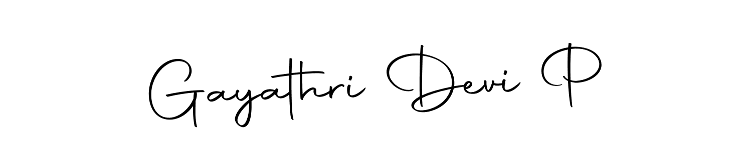 Make a beautiful signature design for name Gayathri Devi P. Use this online signature maker to create a handwritten signature for free. Gayathri Devi P signature style 10 images and pictures png