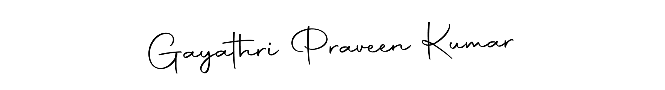 Make a short Gayathri Praveen Kumar signature style. Manage your documents anywhere anytime using Autography-DOLnW. Create and add eSignatures, submit forms, share and send files easily. Gayathri Praveen Kumar signature style 10 images and pictures png