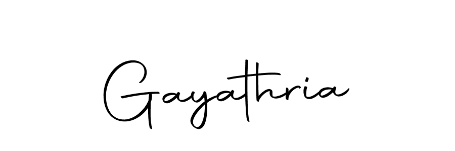Use a signature maker to create a handwritten signature online. With this signature software, you can design (Autography-DOLnW) your own signature for name Gayathria. Gayathria signature style 10 images and pictures png