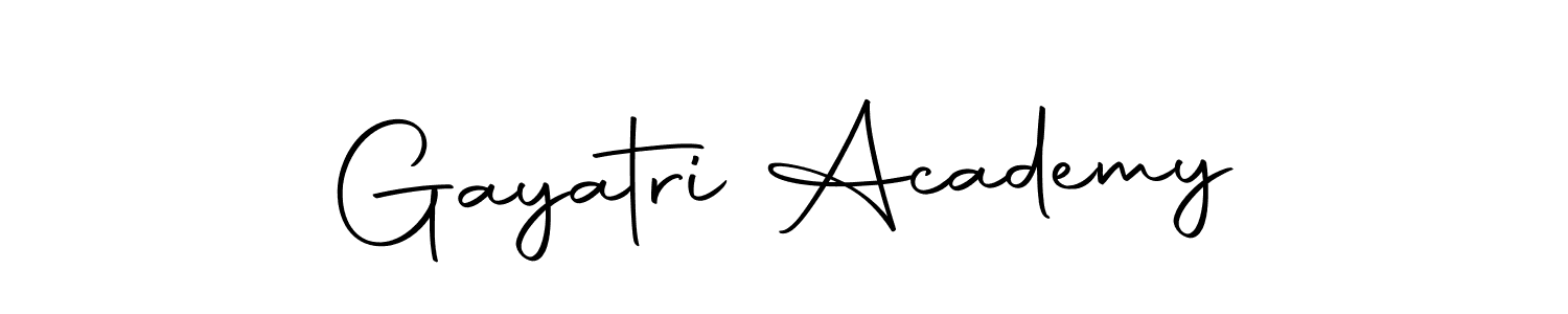 Design your own signature with our free online signature maker. With this signature software, you can create a handwritten (Autography-DOLnW) signature for name Gayatri Academy. Gayatri Academy signature style 10 images and pictures png