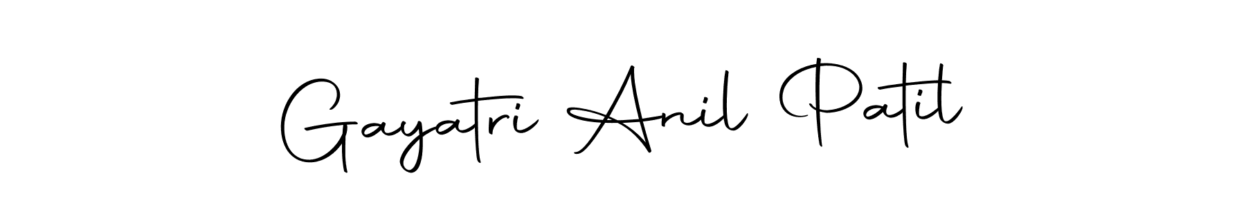 You should practise on your own different ways (Autography-DOLnW) to write your name (Gayatri Anil Patil) in signature. don't let someone else do it for you. Gayatri Anil Patil signature style 10 images and pictures png