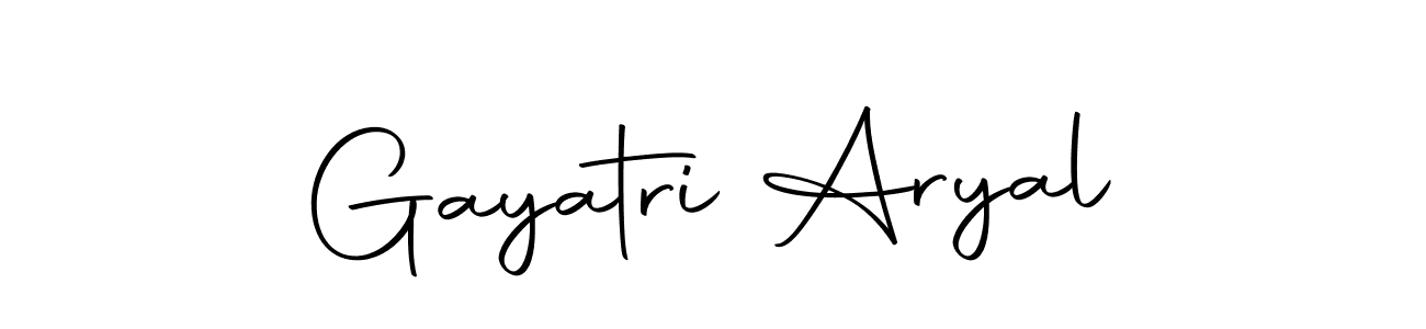 How to make Gayatri Aryal signature? Autography-DOLnW is a professional autograph style. Create handwritten signature for Gayatri Aryal name. Gayatri Aryal signature style 10 images and pictures png