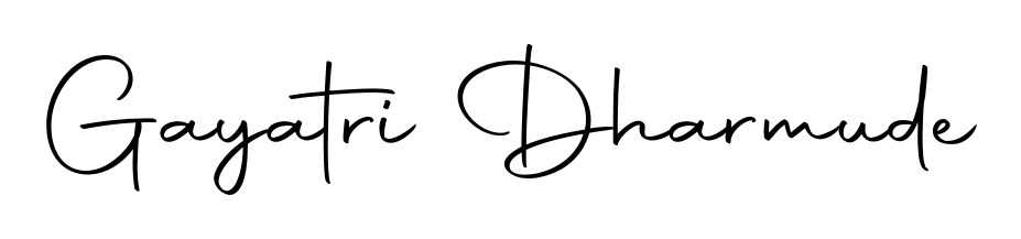 Make a beautiful signature design for name Gayatri Dharmude. Use this online signature maker to create a handwritten signature for free. Gayatri Dharmude signature style 10 images and pictures png
