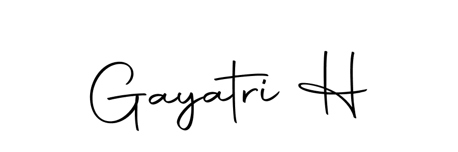 It looks lik you need a new signature style for name Gayatri H. Design unique handwritten (Autography-DOLnW) signature with our free signature maker in just a few clicks. Gayatri H signature style 10 images and pictures png