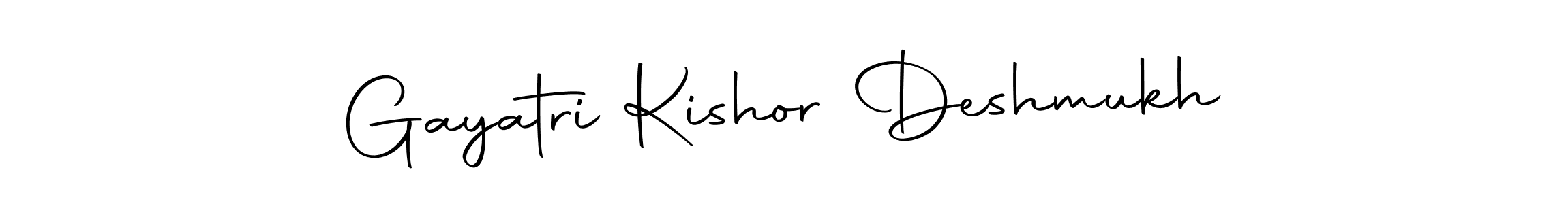 Make a beautiful signature design for name Gayatri Kishor Deshmukh. With this signature (Autography-DOLnW) style, you can create a handwritten signature for free. Gayatri Kishor Deshmukh signature style 10 images and pictures png