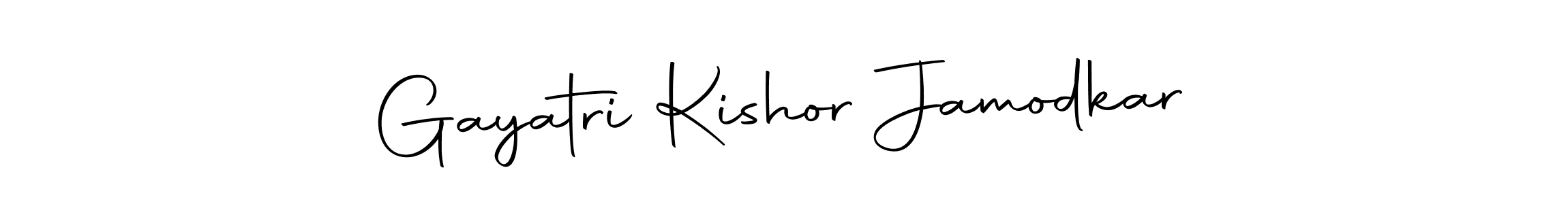 You can use this online signature creator to create a handwritten signature for the name Gayatri Kishor Jamodkar. This is the best online autograph maker. Gayatri Kishor Jamodkar signature style 10 images and pictures png