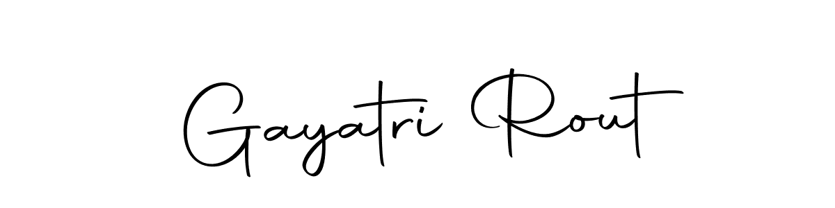 Make a beautiful signature design for name Gayatri Rout. With this signature (Autography-DOLnW) style, you can create a handwritten signature for free. Gayatri Rout signature style 10 images and pictures png