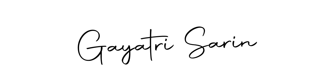 How to make Gayatri Sarin signature? Autography-DOLnW is a professional autograph style. Create handwritten signature for Gayatri Sarin name. Gayatri Sarin signature style 10 images and pictures png