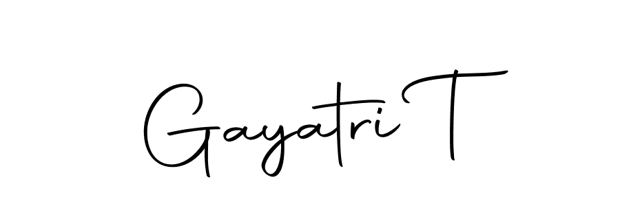 You can use this online signature creator to create a handwritten signature for the name Gayatri T. This is the best online autograph maker. Gayatri T signature style 10 images and pictures png