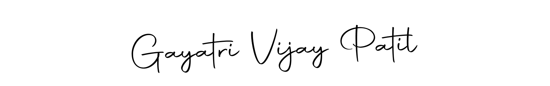 Make a short Gayatri Vijay Patil signature style. Manage your documents anywhere anytime using Autography-DOLnW. Create and add eSignatures, submit forms, share and send files easily. Gayatri Vijay Patil signature style 10 images and pictures png