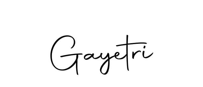 Make a beautiful signature design for name Gayetri. Use this online signature maker to create a handwritten signature for free. Gayetri signature style 10 images and pictures png