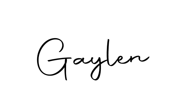 Also we have Gaylen name is the best signature style. Create professional handwritten signature collection using Autography-DOLnW autograph style. Gaylen signature style 10 images and pictures png