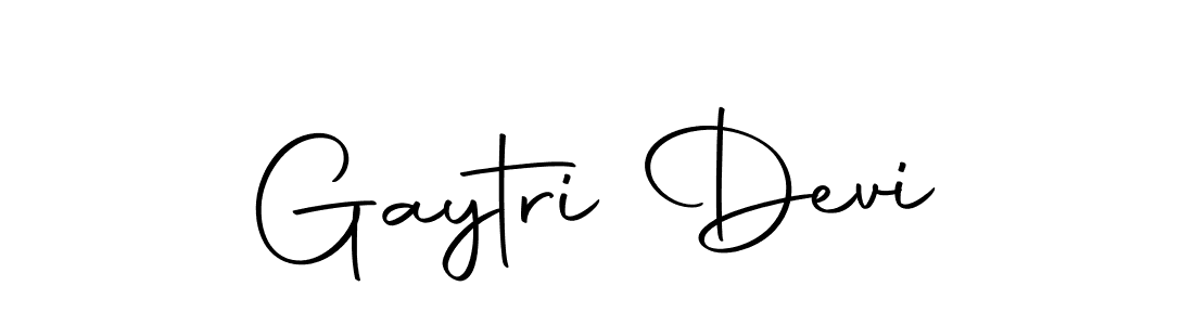 Design your own signature with our free online signature maker. With this signature software, you can create a handwritten (Autography-DOLnW) signature for name Gaytri Devi. Gaytri Devi signature style 10 images and pictures png