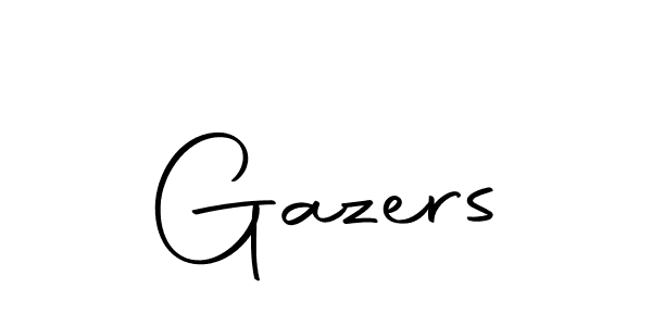 How to make Gazers name signature. Use Autography-DOLnW style for creating short signs online. This is the latest handwritten sign. Gazers signature style 10 images and pictures png