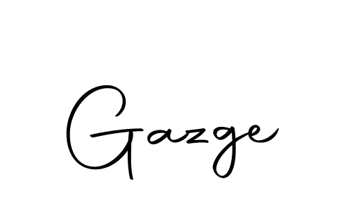 Use a signature maker to create a handwritten signature online. With this signature software, you can design (Autography-DOLnW) your own signature for name Gazge. Gazge signature style 10 images and pictures png