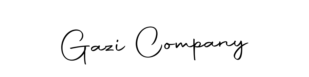 How to make Gazi Company name signature. Use Autography-DOLnW style for creating short signs online. This is the latest handwritten sign. Gazi Company signature style 10 images and pictures png
