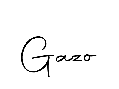 How to make Gazo signature? Autography-DOLnW is a professional autograph style. Create handwritten signature for Gazo name. Gazo signature style 10 images and pictures png