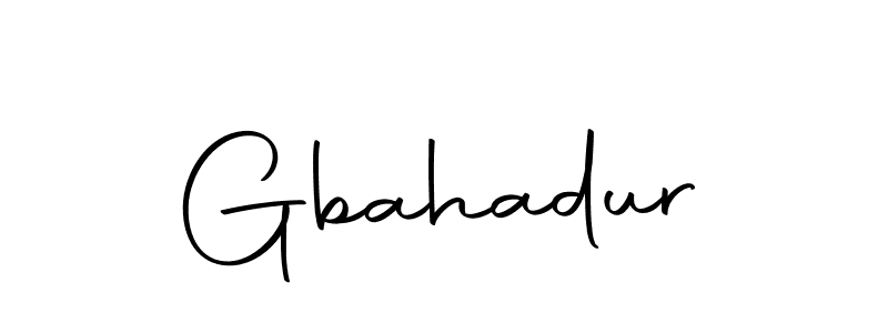 Make a beautiful signature design for name Gbahadur. Use this online signature maker to create a handwritten signature for free. Gbahadur signature style 10 images and pictures png