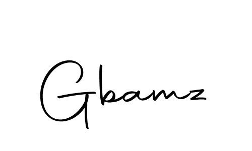 Create a beautiful signature design for name Gbamz. With this signature (Autography-DOLnW) fonts, you can make a handwritten signature for free. Gbamz signature style 10 images and pictures png