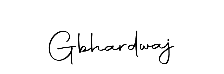 How to make Gbhardwaj name signature. Use Autography-DOLnW style for creating short signs online. This is the latest handwritten sign. Gbhardwaj signature style 10 images and pictures png