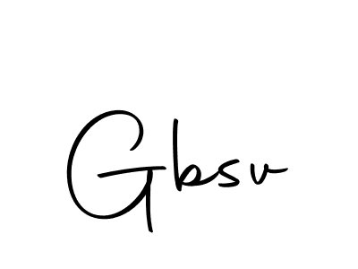 Use a signature maker to create a handwritten signature online. With this signature software, you can design (Autography-DOLnW) your own signature for name Gbsv. Gbsv signature style 10 images and pictures png