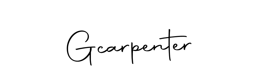 Design your own signature with our free online signature maker. With this signature software, you can create a handwritten (Autography-DOLnW) signature for name Gcarpenter. Gcarpenter signature style 10 images and pictures png